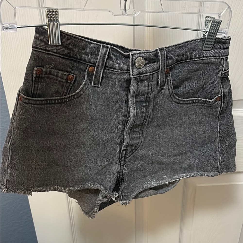 Levi's Dark Gray Jean Shorts